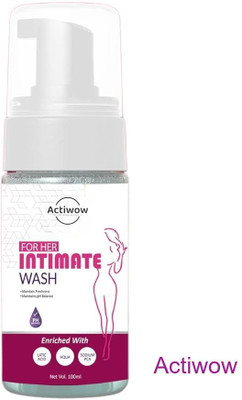 ACTIWOW For Her Intimate Wash for Lightening & Radiance Boost A01 Intimate Wash(100 ml, Pack of 1)