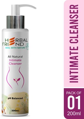 Herbal Friend Cleanser, with pH Balance, Herbal Plant Extracts & Oil Intimate Wash(200 ml, Pack of 1)