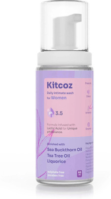 Kitcoz Intimate Wash For Women To Prevent Drying, Itching, Odour & Infections - Intimate Foam(150 ml, Pack of 1)