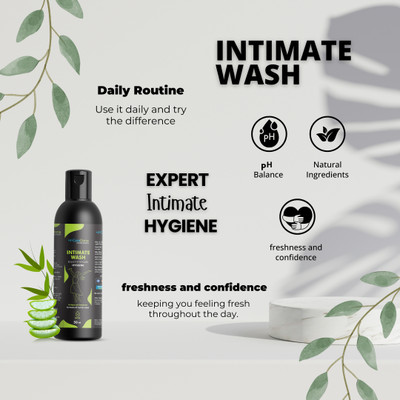 CareDone Intimate Wash: Hydrating Cleanse for Sensitive Skin, pH Balanced, Gentle Formula Intimate Wash(50 ml, Pack of 1)