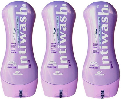 Intiwash INTI-WASH PACK OF 3 PCS Intimate Wash(300 ml)