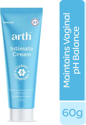 ARTH By Emcure | Intimate Care Cream 60gm | pH 3.5 - 4.5 | Tea Tree Oil Intimate Cream(60 g)