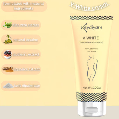 keydiyam V-White Brightening Intimate Cream(100 g, Pack of 1)