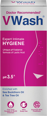 vwash Plus Expert Intimate Hygiene Wash for Women with pH 3.5 Intimate Wash(100 ml, Pack of 1)