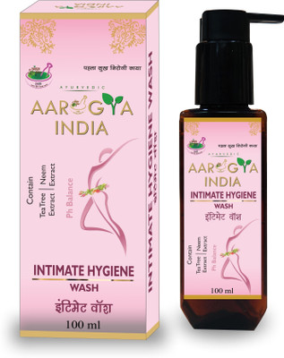 Aarogya India Intimate Hygiene Wash: Gentle pH Balance, Feminine Care with Natural Ingredients Intimate Wash(100 ml, Pack of 1)