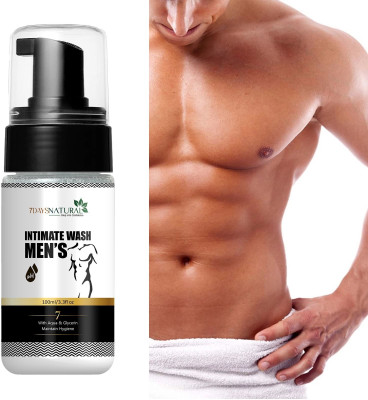 7days natural Natural Intimate Wash For Men | With Aloe Vera & Tea Tree Oil Intimate Wash(100 ml, Pack of 1)