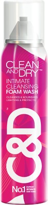 CLEAN AND DRY Gently Cleanses, Nourishes & Protects| Intimate Foam(85 g, Pack of 1)