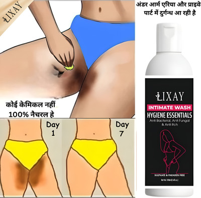Lixay intimate area Wash Liquid natural & safe Intimate Wash(100 ml)