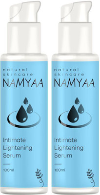 Namyaa Intimate Lightening Serum Pack of 2|For Dark Bikini Area and Inner Thighs Intimate Moisturizer(200 ml, Pack of 2)