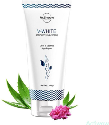 ACTIWOW V-White Radiant Glow Correcting Skin Cream Intimate Cream(100 g, Pack of 1)