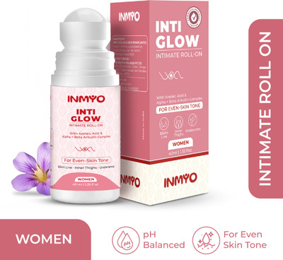 INMYO Inti Glow Brightening Roll-On for Women for Dark Bikini Line 40ml Intimate Gel