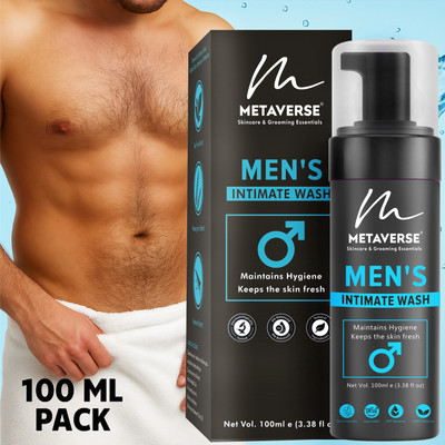METAVERSE Men's intimate wash for ultimate hygiene and freshness Soothes skin(100 ml)