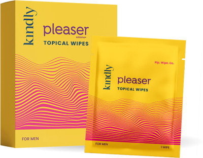 Kindlyhealth Pleaser Wipes Delay for Men Intimate Wipes(3 Sheets, Pack of 3)