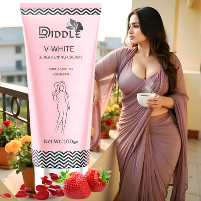 DRIDDLE V White Intimate Area Whitening Cream skin lightening cream private area undearm Intimate Cream(100 g, Pack of 1)
