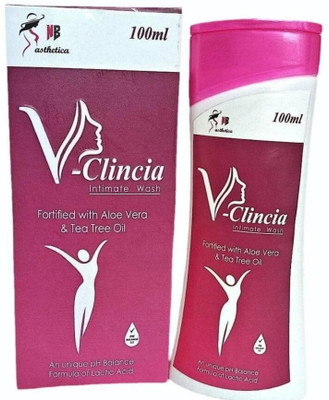 V-CLINCIA Intimate Wash for Women - Intimate Wash PH Balanced With Aloe Vera & Tea Tree Intimate Wash(100 ml)