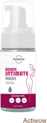 ACTIWOW For Her Intimate Wash for Skin Hydration & Soft Glow A01 Intimate Wash(100 ml, Pack of 1)