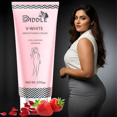DRIDDLE V White Intimate Area undearm Whitening Cream skin lightening cream private area Intimate Cream(100 g, Pack of 1)