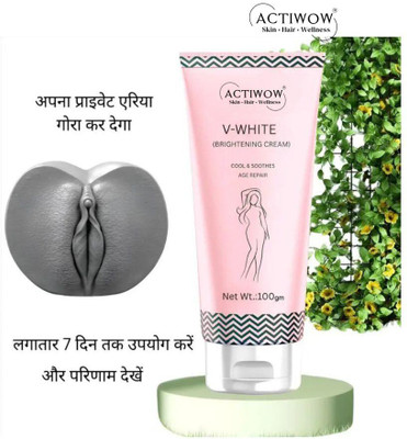 ACTIWOW V-White Advanced Private Area Fairness Cream Intimate Cream(100 g, Pack of 1)