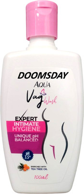 DOOMSDAY VAG WASH EXPERT INTIMATE HYGIENE TO BALANCED PH ENRICHED TEA TREE OIL PACK OF 1 Intimate Wash(100 ml)