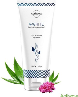 ACTIWOW V-White Skin Glow Enhancing Radiance Solution Intimate Cream(100 g, Pack of 1)