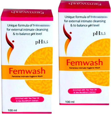 DOOMSDAY FEMWASH WOMEN INTIMATE WASH FOR BALANCED PH LEVEL PACK OF 100ml x 2 Intimate Wash(200 ml)