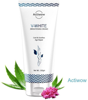 ACTIWOW V-White Brightening Glow Intimate Care Solution A01 Intimate Cream(100 g, Pack of 1)