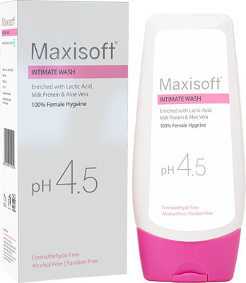 Maxisoft Intimate Wash 100 ml | With Aloe & Red berry | Alcohol Free Intimate Wash(100 ml, Pack of 1)