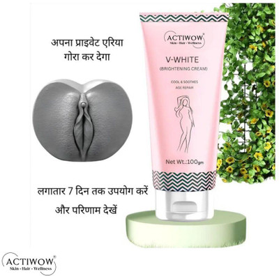 ACTIWOW V-White Advanced Underarm Brightening Cream Intimate Cream(100 g, Pack of 1)
