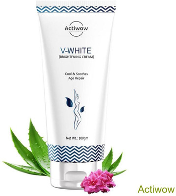 ACTIWOW V-White Skin Tone Enhancer for Sensitive Areas Intimate Cream(100 g, Pack of 1)