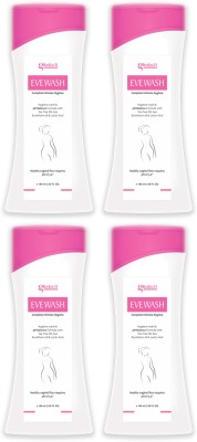 GLIMLACH Eve Wash Vaginal Intimate Hygiene Wash for Women, With Tea Tree Oil & Sea Buckthorn Oil Prevents Dryness, Itchiness And Irritation, Balances PH, Paraben Free 100ml Pack of 4 Intimate Wash(400 ml, Pack of 4)