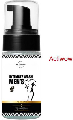 ACTIWOW Intimate Men Wash for Whitening & Soft Skin Care A01 Intimate Wash(100 ml, Pack of 1)