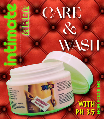 TruOm Wash & Care intimate Hygiene | NON FOAMING | WiTH PH 3.5 | NATURAL Intimate Cream(50 g, Pack of 1)