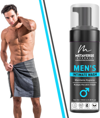 METAVERSE Enjoy the feeling of freshness that lasts with pH-balanced men's intimate wash Intimate Wash(100 ml, Pack of 1)
