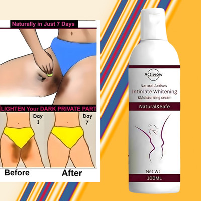 ACTIWOW Natural Actives 02 intimate area whitening cream Intimate Cream Women_Acti2 Intimate Cream(50 ml)