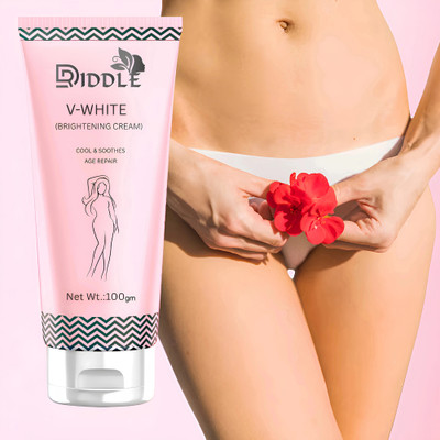 DRIDDLE V White Intimate Area Whitening Cream skin lightening cream private area Women Intimate Cream(100 g, Pack of 1)