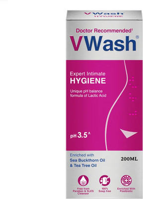 vwash Plus Expert Intimate Hygiene Wash for Women With pH 3.5 Intimate Wash Intimate Wash(200 ml, Pack of 1)