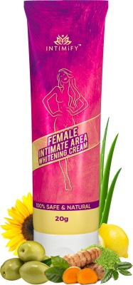 INTIMIFY Intimate Care Area Lightening Cream Intimate Whitening Vaginal Cream with Brightening & Hydration in Bikini Area, Vaginal Moisturizer Gel Wash for Women Washable, No Added Color, Sulphate Free, Paraben Free , No Mineral Oil,Inner Thighs & Hips Removes blackheads, Anti-wrinkle Intimate Cream