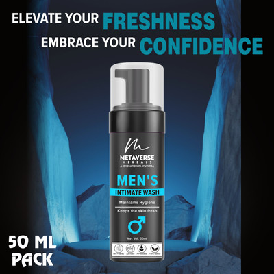 METAVERSE Men intimate wash providing lasting freshness and soothing relief Intimate Wash(50.2 ml, Pack of 1)