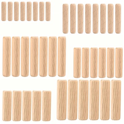 diy crafts 300 Wooden Rods, Unfinished Precut Natural Wood Sticks Dowels for DIY Projects Wood Lumber(4 cm  x 9 mm)