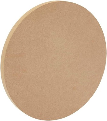 GIFTI SKY MDF Craft Board Round 5.5mm Thick|Pack of 1 Hardboard Sheet,DIY,Art and Crafts Pine Wood Veneer(35 cm x 35 cm)