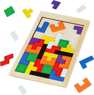 Jayshri handicrafts Wooden Blocks Puzzles Brain Teasers,Puzzles & Educational Toys For Games Wooden Geometric Object