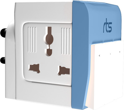jihaan Way Plug Socket Multiplug Extension Socket 3 3 way switched adaptor Three Pin Plug for Home, Office Laptop Desktop Industrial Three Pin Plug(Blue)
