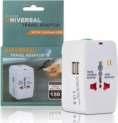 SM Enterprise Travel Adapter Worldwide Adaptor(Multicolor)