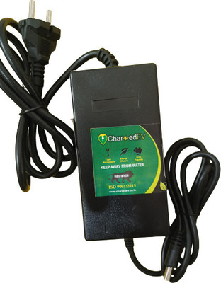 CharzedEV 24V 3A 29.2V cutoff E cycle Smart Adapter Charger for any 29V Device/E Cycle Worldwide Adaptor(Black)