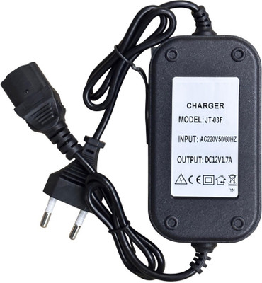 BALRAMA 12V 1.7A Battery Operated Spray Machine Charger Agriculture Sprayer Pump Charger Worldwide Adaptor(Black)