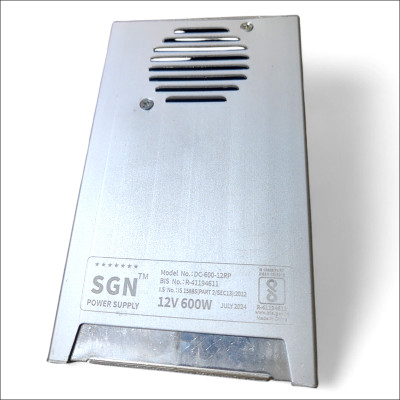 TRP Traders SGN Rainproof 12 Volt 50 Amp SMPS (1 Year Warranty) Worldwide Adaptor(Silver)