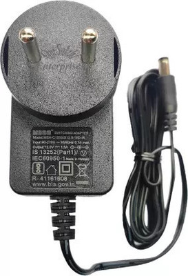moso Tata Play Set Top Box Original Adapter 12V 1.5A HDBox &SD Box Worldwide Adaptor(Black)