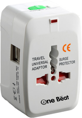 One Beat OB-201000-U Worldwide Adaptor(White)
