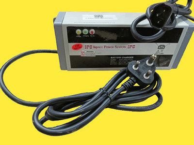 IPS 24V 10A Battery Charger with Auto-Cut Off, E-Bike , SMPS with Cooling Fan Worldwide Adaptor(Grey)