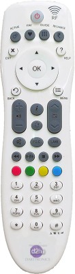 OM SAKTHI ENTERPRISES - Videocon D2H RF Set Top Box Remote / 3 Months Warranty Worldwide Adaptor(White)